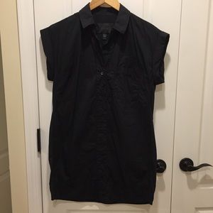 J. Crew Petite short-sleeve cotton shirtdress PM